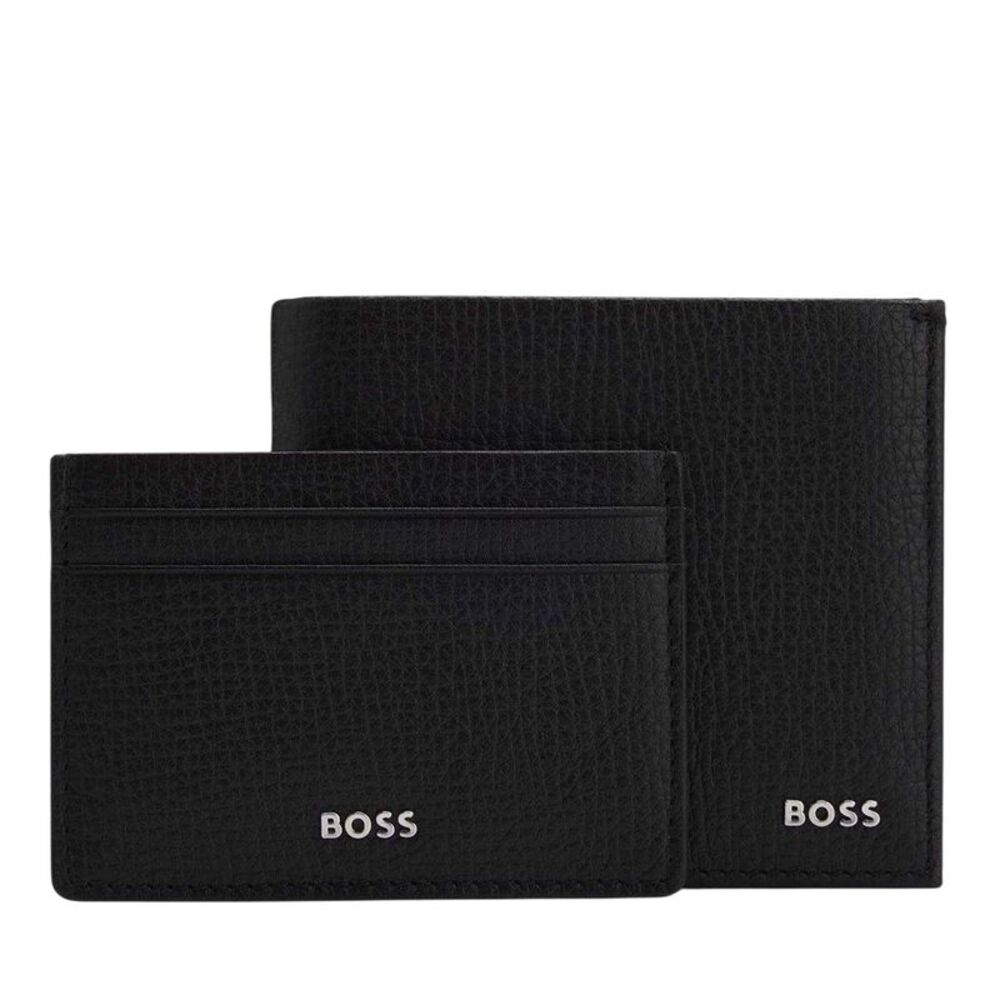 Boss Cow Leather Anniversary/Birthday Wallet and Card Holder Set (Pack of 2) / B
